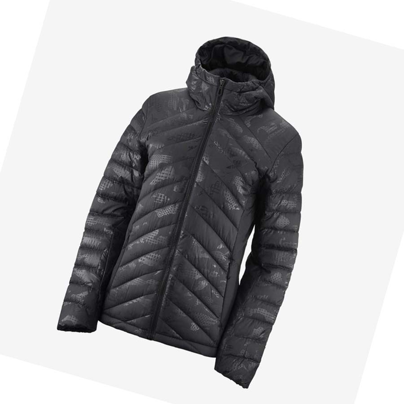 Salomon ESSENTIAL XWARM DOWN INSULATED Jacka Dam Svarta Svarta | 84672-JQTO